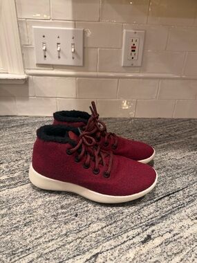 Women’s Allbirds Wool Runner-up Mizzle High Top Sneakers Size 8